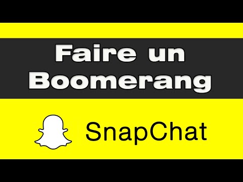 Comment faire un Boomerang sur Snap