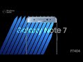 Galaxy note 7 over the horizon and ringtone