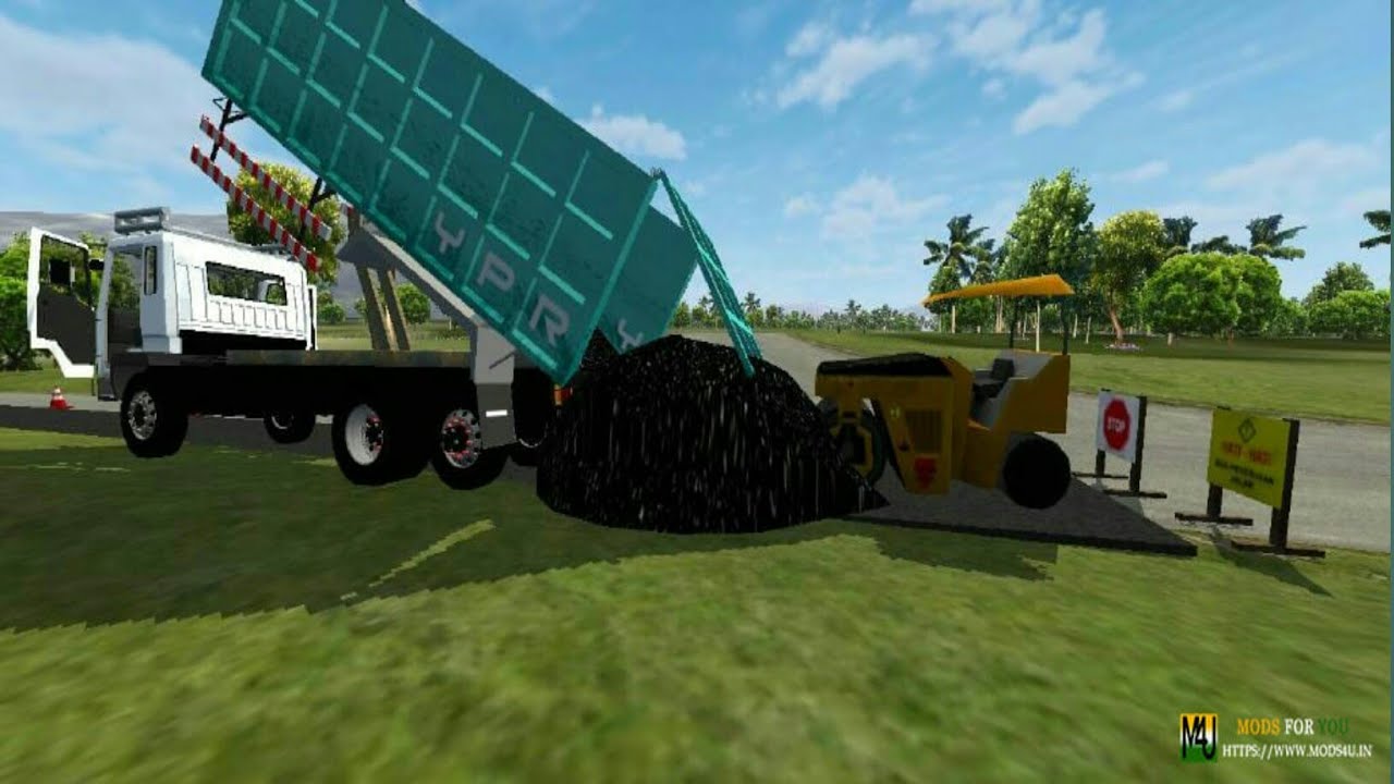 New Indian Dump Truck Mod For Bussid | Indian Truck Mod For Bus