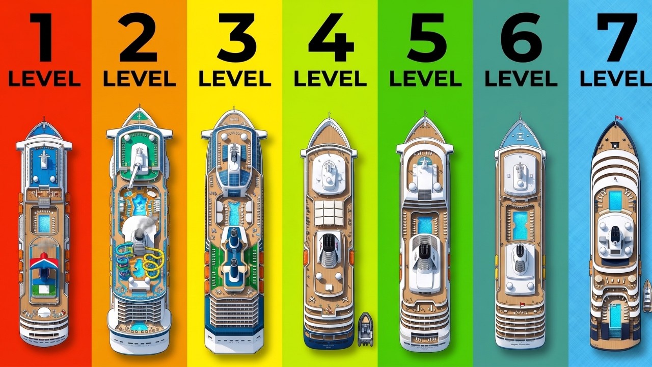 The 7 Levels Of Cruise Lines