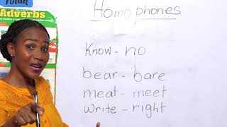 English Language - Grade 4: Homophones