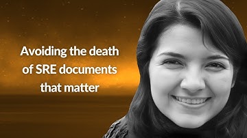 Avoiding the death of SRE documents that matter | Yury Nino | Conf42 SRE 2023