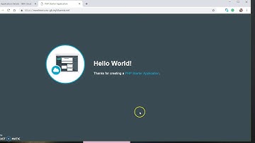 simple webhosting in ibm cloud