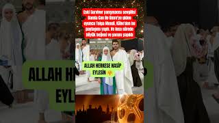 ESKİ SURVİVOR YARIŞMACISI TOLGA MENDİ VE SEVGİLİSİ DAMLA CAN UMRE'YE GİTTİ #shorts #hergünmagazin