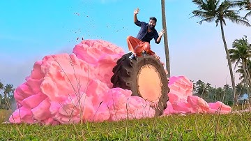 JCB Tyre Elephant Toothpaste Gone Wrong | ടയർ അക്വാറിയം പണി പാളി | M4 Tech |