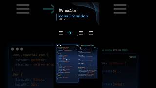 Create Stunning  Menu  using html css#freesourcecode #shorts#viral#cssanimations#shortfeed#video #ai