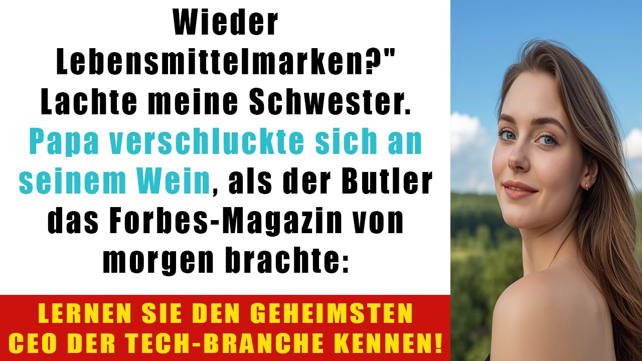 Beim Familienessen sagte meine Schwester „Noch mit Lebensmittelmarken “ Dann kam mein Forbes Cover!