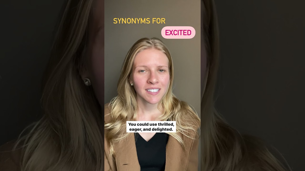 Other words for excited! 🤓 