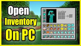 How to Open Inventory in Minecraft PC Bedrock Edition (Easy Method!)