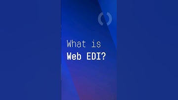 What is Web EDI?