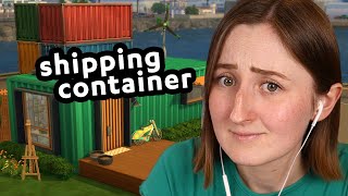 i turned a shipping container into a sims house