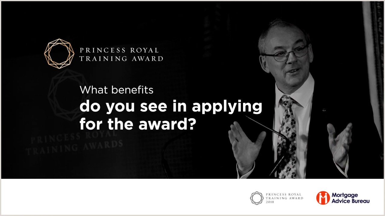 The Benefits of the Princess Royal Training Awards