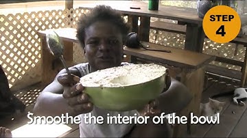How to make a calabash bowl
