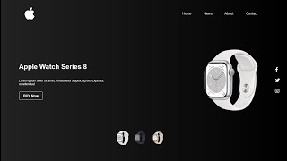 Creative Landing Page Design Using HTML CSS & JavaScript | Landing Page
