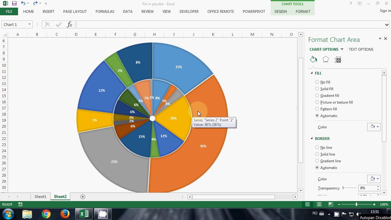 Tableau Bullseye Chart