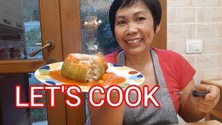 LETS COOK STUFFED ZUCCHINI/COURGETTES/ PINAY IN ITALY/ IMEE VLOGS