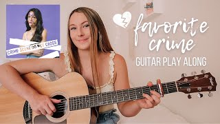 Olivia Rodrigo favorite crime Guitar Play Along // Nena Shelby