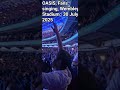 OASIS, Fans singing, Wembley Stadium, 30 July 2025