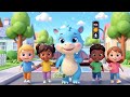 Red Light Stop and Go 🚦 | Traffic Safety Song for Kids | 3D Nursery Rhymes | GiggleMore KidsTraffic