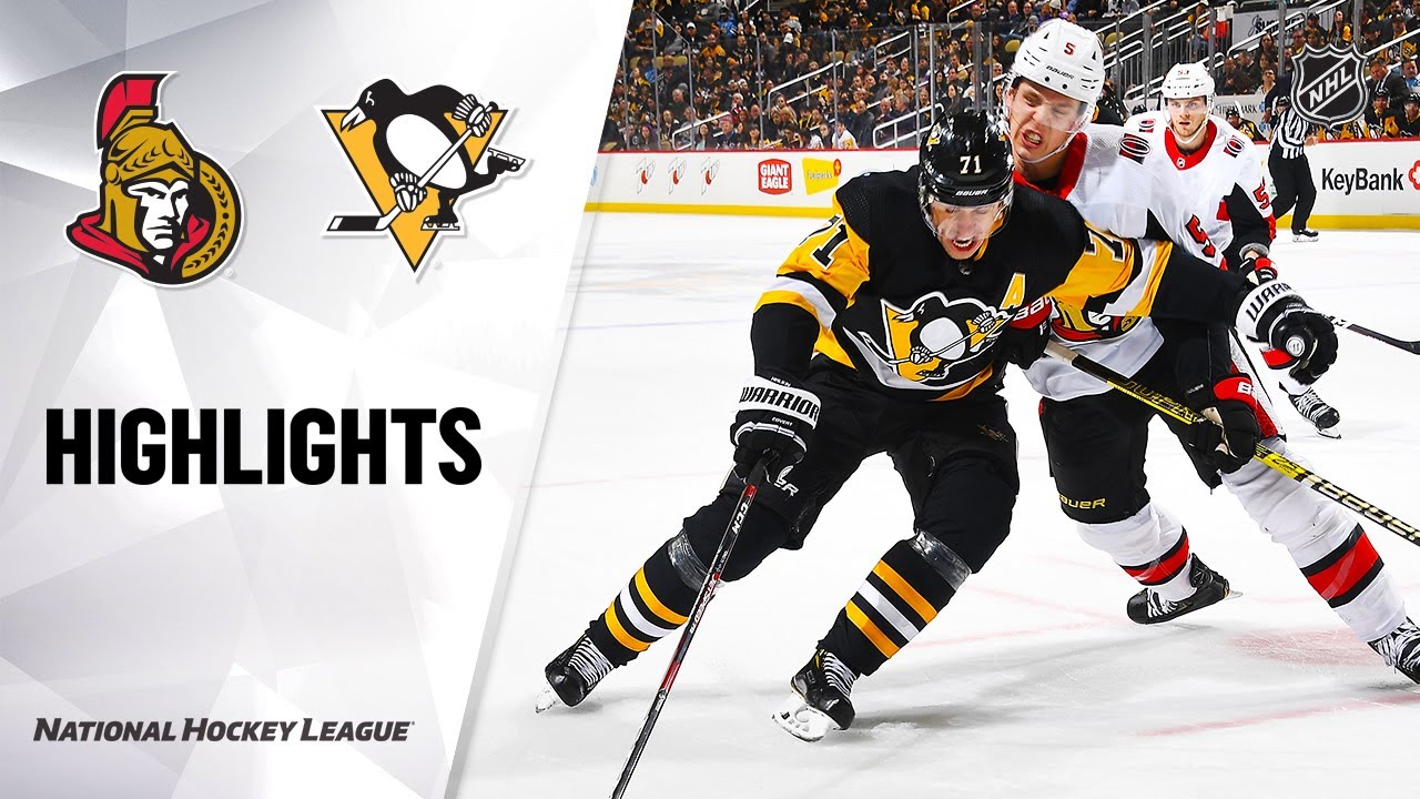 NHL Highlights | Senators @ Penguins 3 