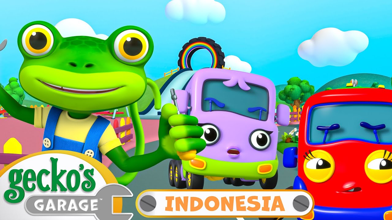 Taman Bermain Daur Ulang | Garasi Gecko | Kartun Populer Anak-Anak | Seru dan Mendidik
