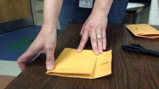 Small envelope foldable