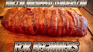The best way to smoke pork tenderloin wrapped in bacon  pellet grill  Traeger grill
