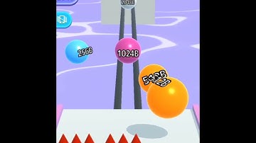 Ball Run 2048 - All Levels Gameplay Android, iOS ( Levels 1380-1381