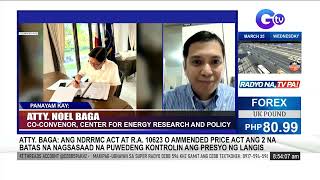 "Pag may state of calamity, may state of emergency, tulad ng oil crisis, pwedeng mag-price control"