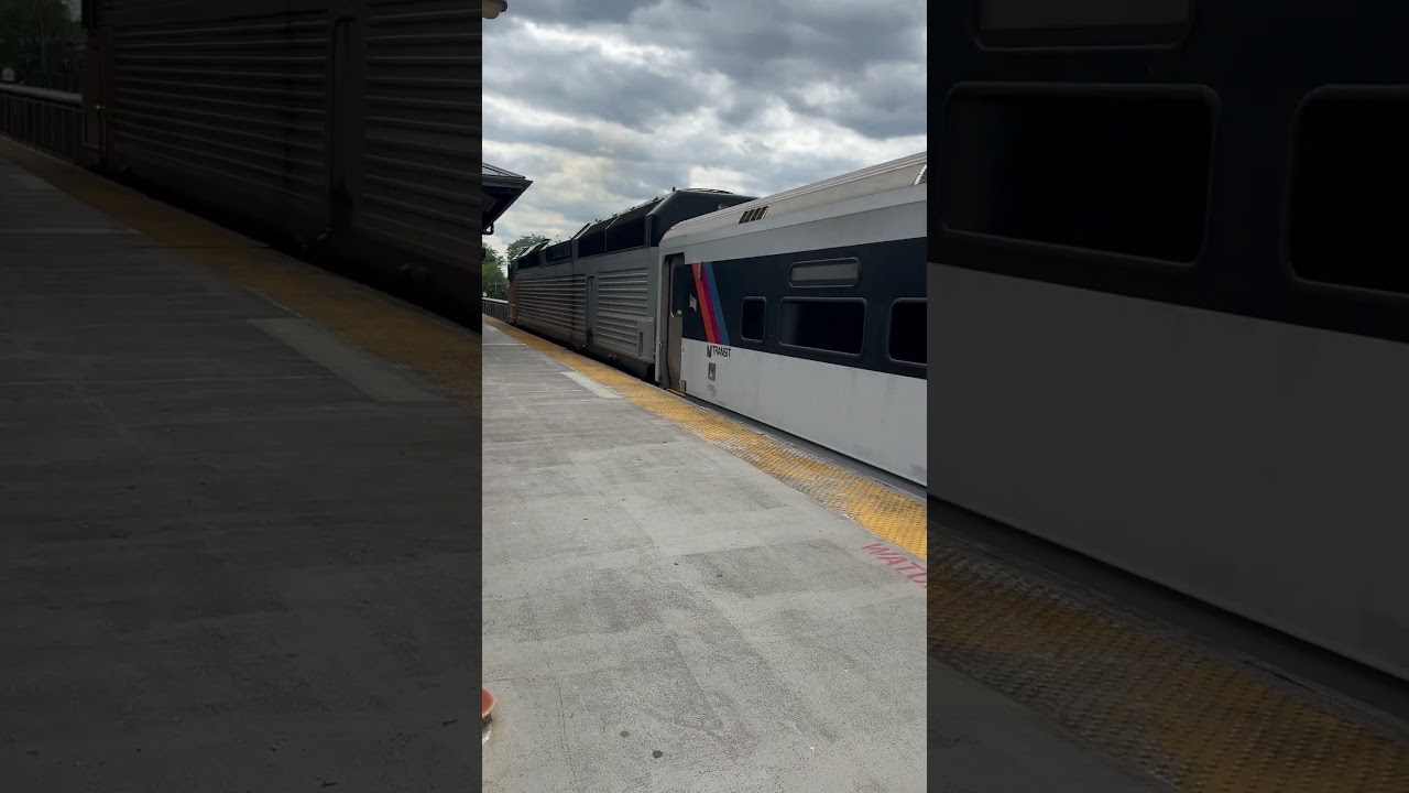 Nj transit (I dont know the number) PL42AC leaving Plainfield.   “Note I took this video yesterday”