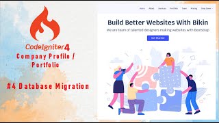 Tutorial Codeigniter 4 -  #4. Database Migration