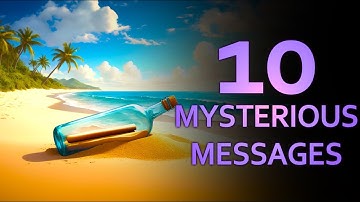 Top 10 Mysterious Messages Found in Bottles