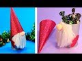 Новогодний Гном своими руками 🎀 Сладкий подарок на Новый год / Gift Wrapping Idea for Christmas DIY