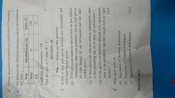 QUANTITATIVE TECHNIQUES & METHODS # 4th sem bcom papers # previous year question papers