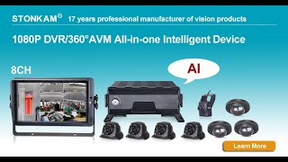 ［STONKAM live show］ Intelligent 8CH HD MDVR Integrated with AVS System for Driving Safety
