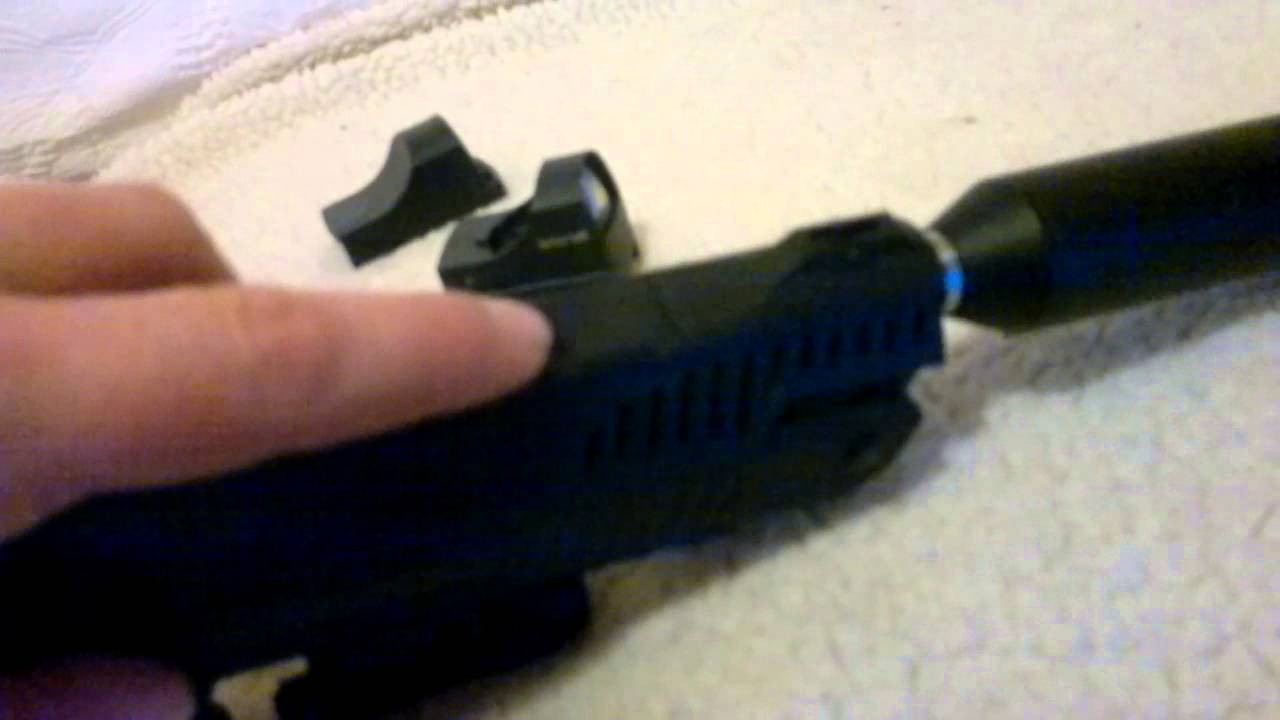 Webley Alecto after a year of use and a few bits fitted to make it look meaner and better..