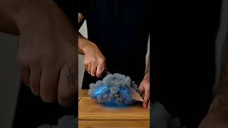 ASMR Cutting a Lightning Cloud #shorts