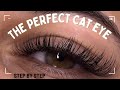 How to create the perfect cat eye classic set  step by step  the best tutorial eyelash extensions