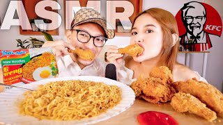 ASMR KFC   INDOMIE GORENG BARENG SUAMI. HATI2 NGILER!!