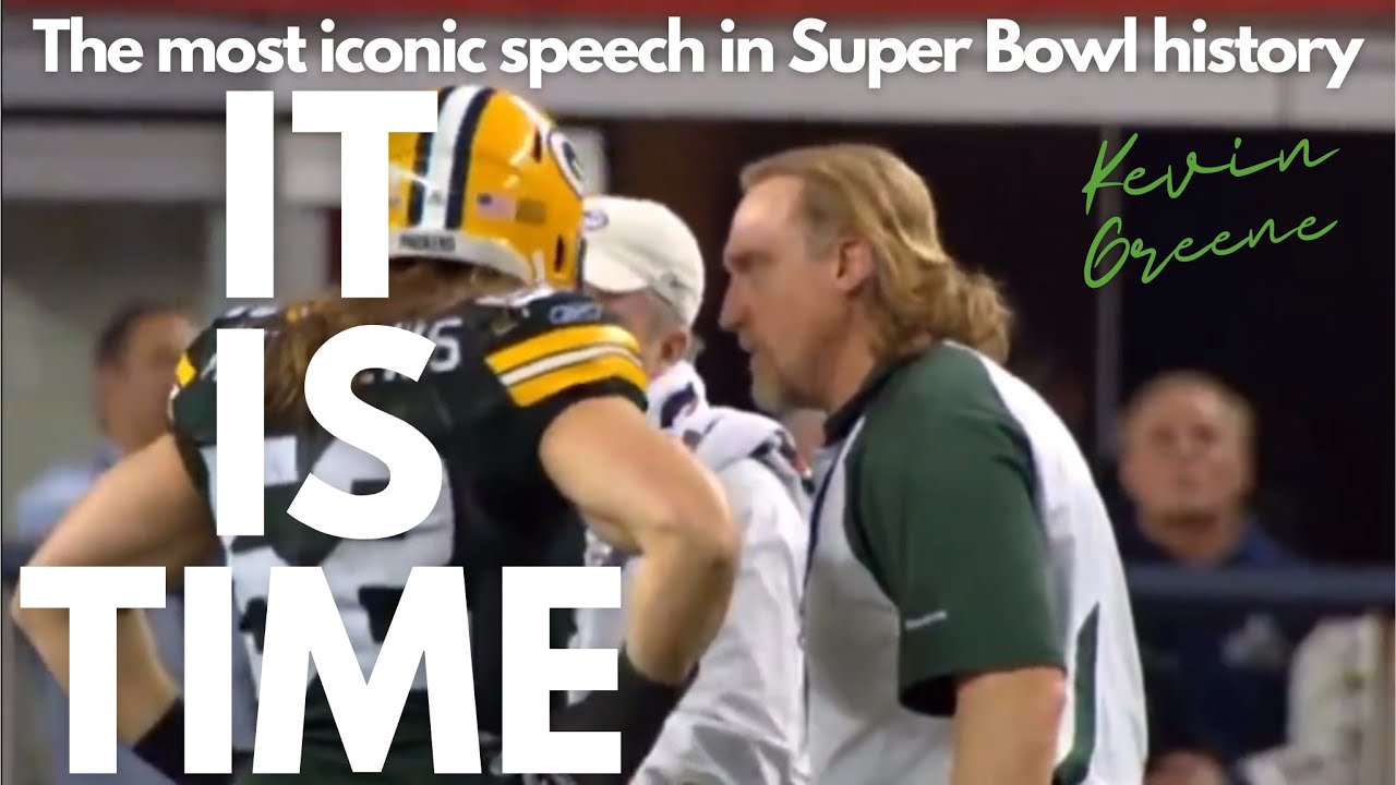 Kevin Greene - IT IS TIME - The most iconic speech in Super Bowl history