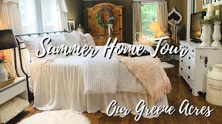 FRENCH COUNTRY FARMHOUSE SHABBY CHIC SUMMER HOME TOUR 2021!