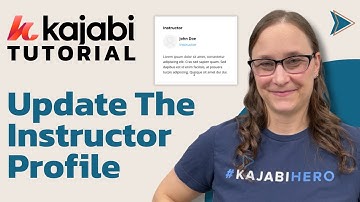 How to Update the Instructor Profile in Your Kajabi Course (Premier Theme)