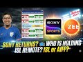 🔴NEW ISL BROADCAST SONY/FANCODE/ZEE/TWO CIRCLE? AIFF Governance Charter for Indian Football league!