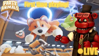 Livestream | Playing Party Animals for the first time! (W/Friends)