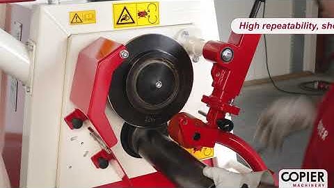 Groove Master - Pipe Roll Grooving Machine for Pipes up to 24" - Copier Machinery
