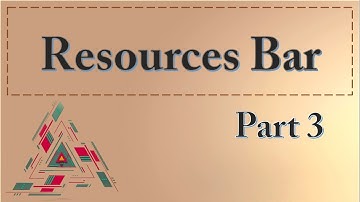 #6 : Resource Bar in NX || What is Role in NX.