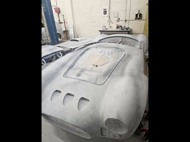 Update on the yellow factory build - it is in the paint shop and has had its first coat of primer!