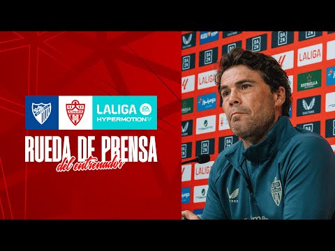 🎥 Rueda de prensa de Rubi previa al partido contra el Málaga CF