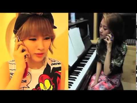 [4Minute] Cute 2YOON / SsangYoon calling each other