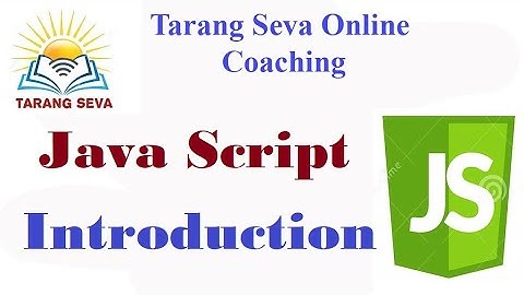 Web Technology - Java Script Introduction